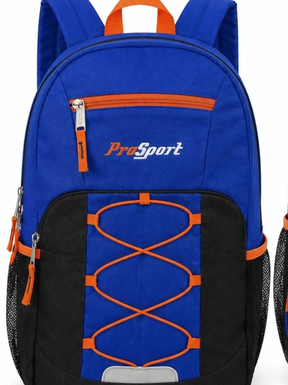 ProSport B2497 Blue & Orange Backpack School Travel Daypack NWT